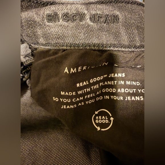 American Eagle Outfitters Charcoal Womens Baggy Jeans - Picture 6 of 6